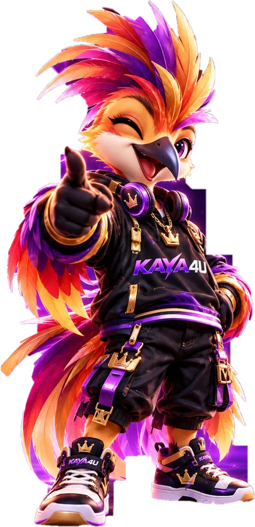 Kaya4u mascot giving a thumbs up